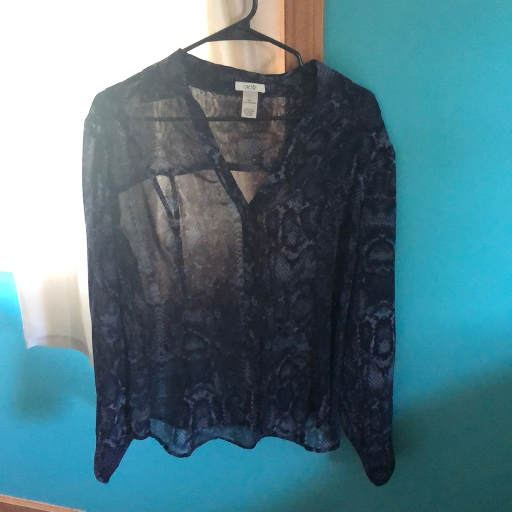 Cache Shear Button-up